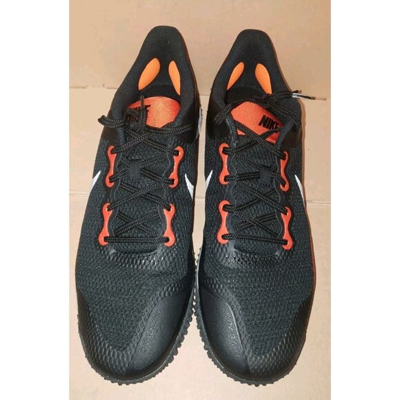 NIKE ALPHA HUARACHE ELITE 3 TURF CZ4454-001 MEN\'S SIZE1 15 BLACK/ORANGE NEW main image 6